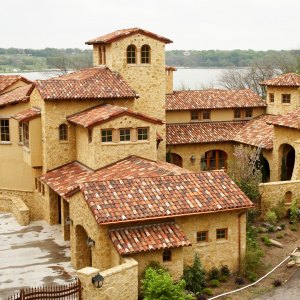 Redland Clay Tile | Two-Piece Mission : Lago Blend | Texas