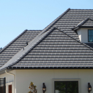 Crown Roof Tiles | Windsor Slate : Charcoal Black | Texas