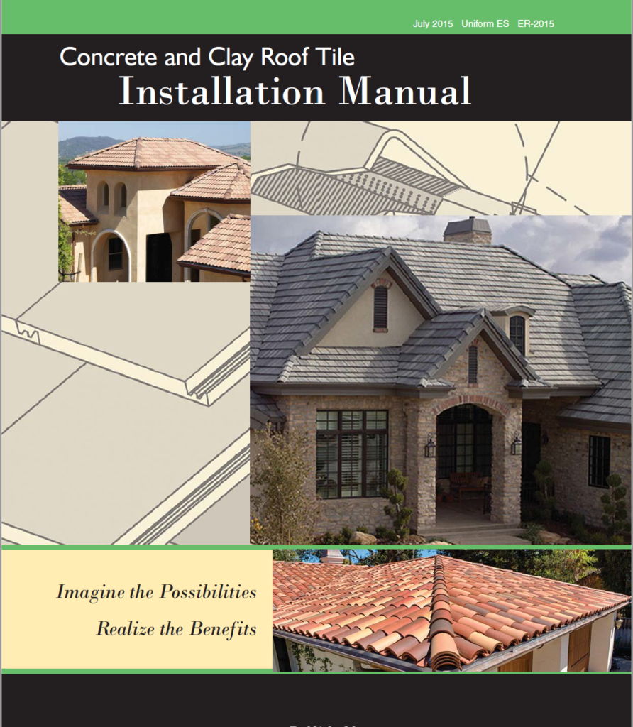 Installation Guides Tile Roofing Industry Alliance 