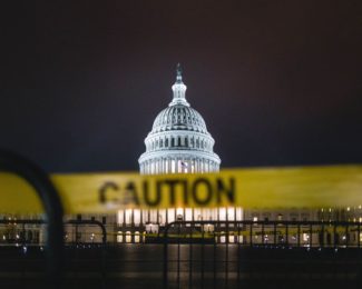 US Capitol Building - Caution